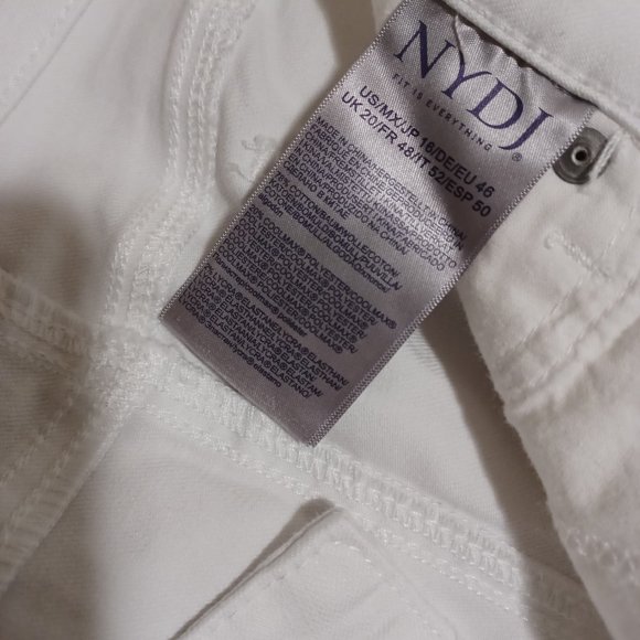 Bright white Not Your Daughter's Jeans size 16 - Picture 5 of 7